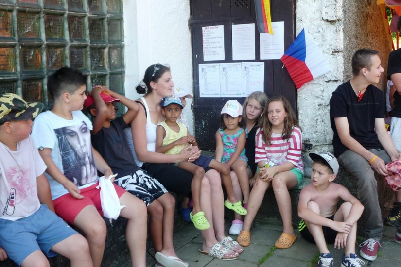 Ein Schnappschuss vom Ferienlager in  Stara Oleska im vorigen Jahr.                                                            Foto: Verein