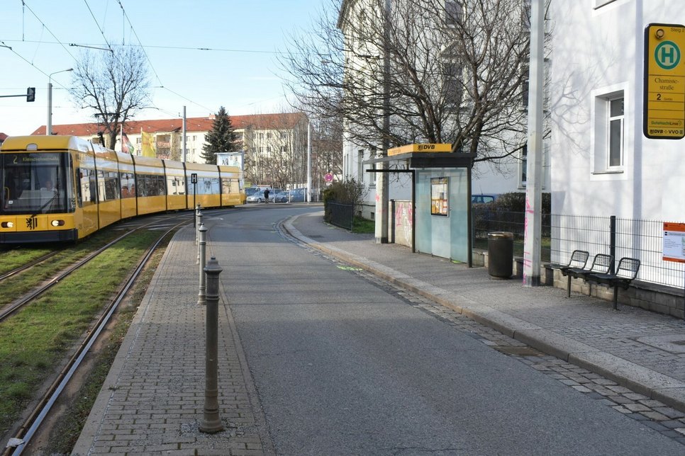 Die Steinbacher Straße zwischen Chamissostraße und Hebbelplatz wird ab 25. Januar bis 31. Juli zur Großbaustelle. Foto: Schiller