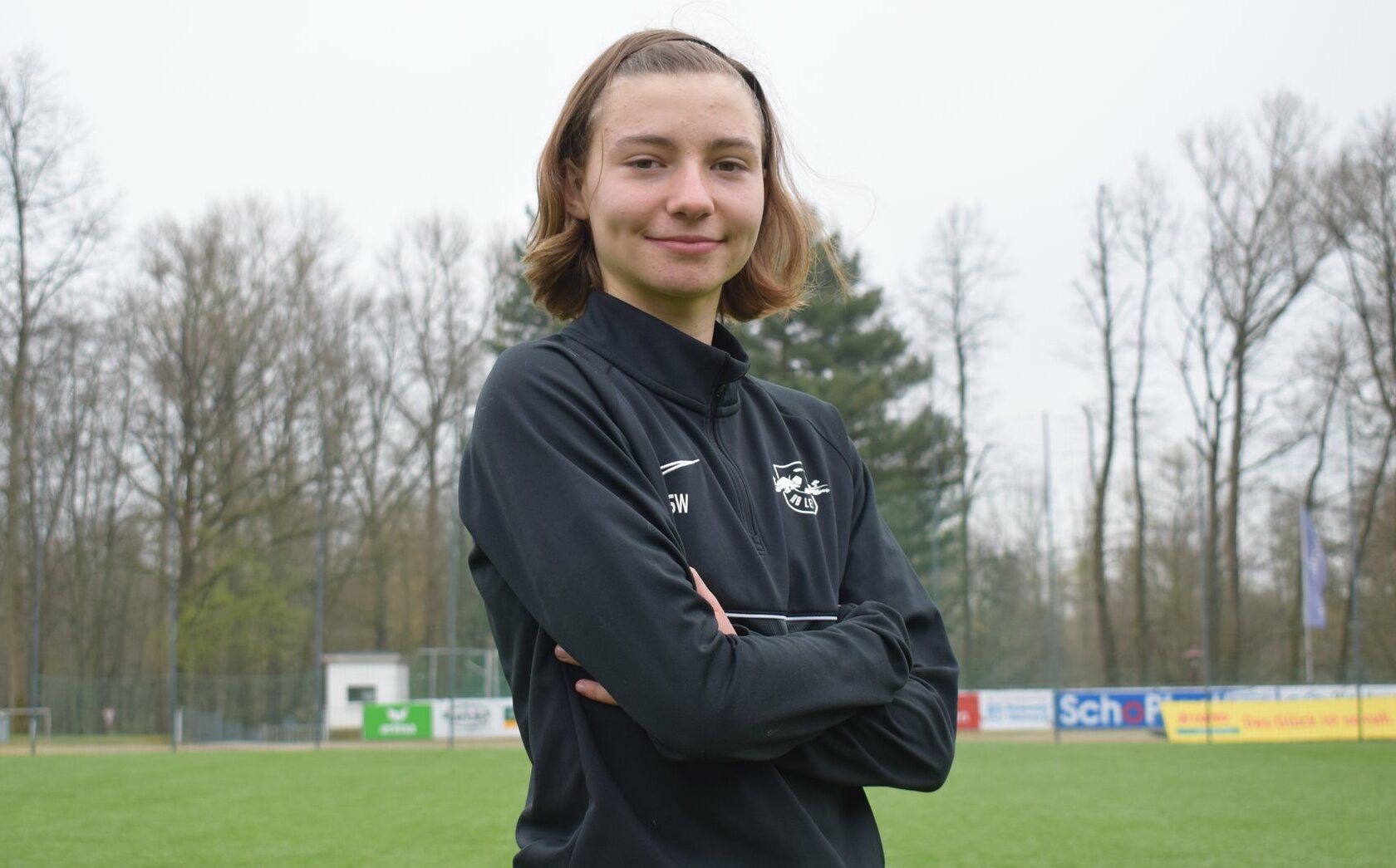 Tessa Zimmermann aus Frankenthal startete ihre spielerische Laufbahn beim Bischofswerdaer FV 08 und ging anschließend zu RB Leipzig.        Foto: Sandro Paufler