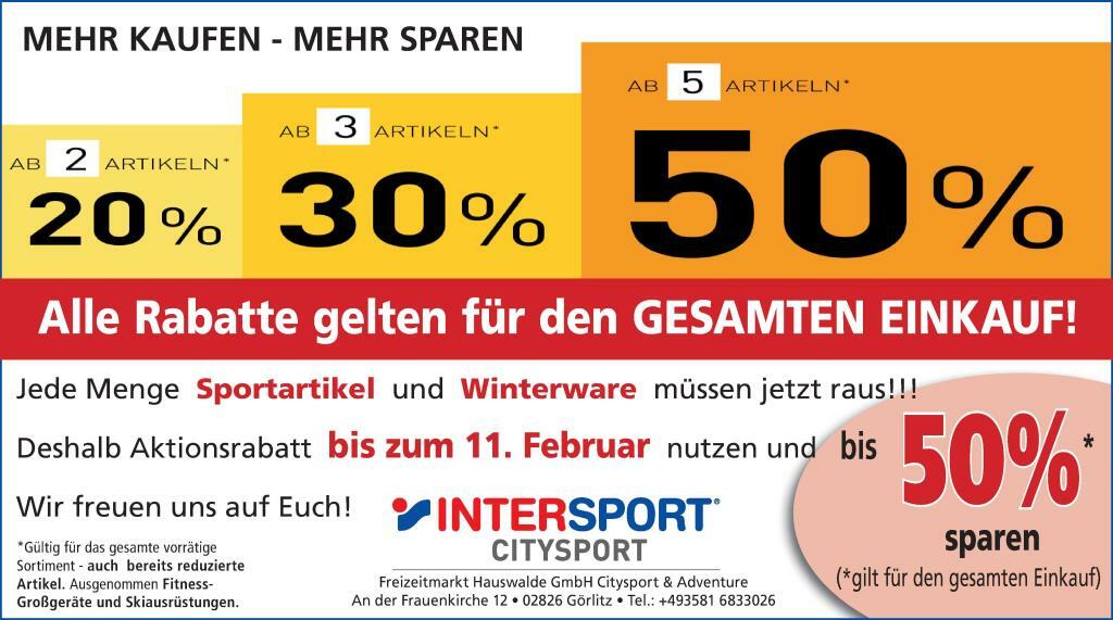 Intersport/Citysport - Aktion GR
