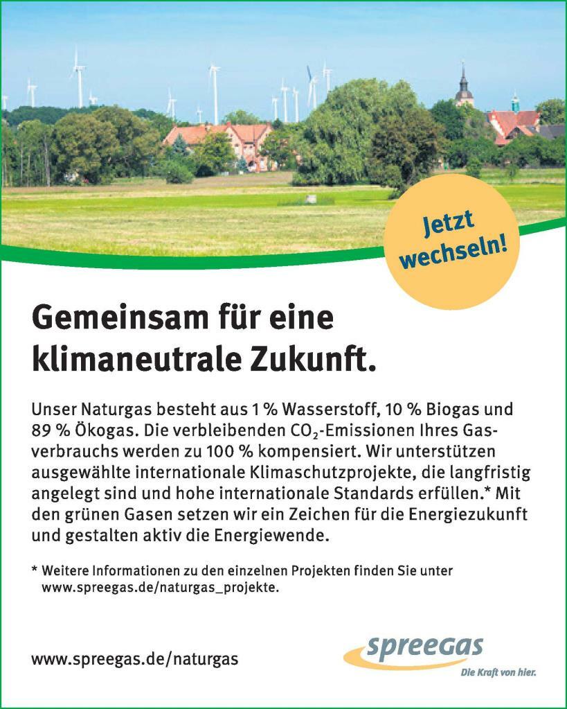 SpreeGas Titel - Naturgas