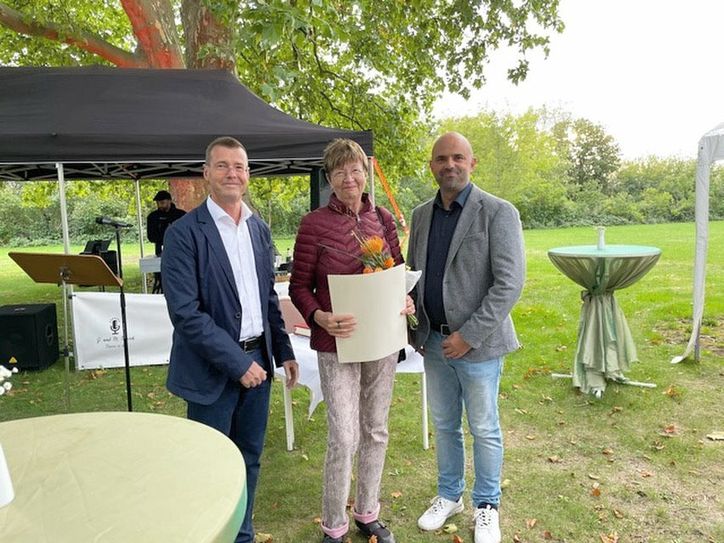 V. l.: Peter Rogalla, Gisela Damaschke und Jens Richter.
