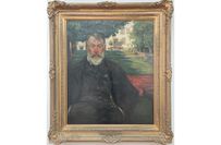 Er brachte neuen Wind in die Akademie - Gotthard Kühl (Porträt von Ferdinand Dorsch, Städtische Galerie im Landhaus).