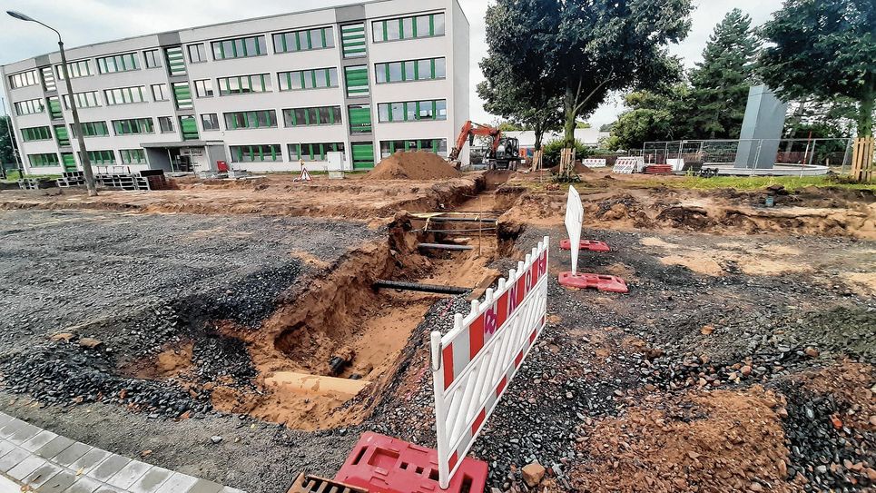 Die Alleestraße bleibt vorerst gesperrt. Foto: Farrar