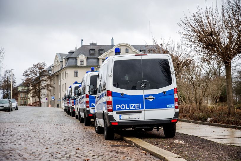 In Großröhrsdorf konnte ein Tatverdächtiger vorläufig festgenommen werden. Foto: Stephan Wusowski