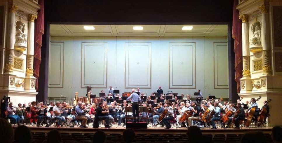 Generalprobe in der Semperoper. Foto: Meetingpoint Music Messiaen