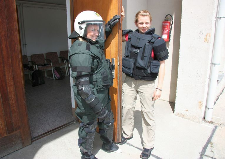 Wer sich für einen Job bei der Polizei interessiert, kann sich zur Berufsfelderkundung anmelden. Foto: Verein