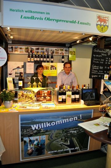 Der Landkreis Oberspreewald-Lausitz präsentiert sich auch in diesem Jahr mit einem Gemeinschaftsstand auf der Internationalen Grünen Woche in Berlin. Mit dabei sind 14 Anbieter aus der Region. Foto: Landkreis