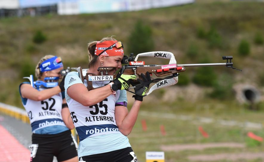 Bereits im Jahr 2018 fanden die Deutschen Meisterschaften im Biathlon in Altenberg statt. Foto: Egbert Kamprath