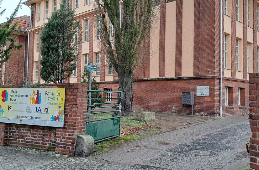Eingangsbereich des Mehrgenerationenhauses in Lauchhammer.