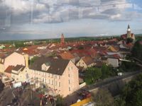 Vom Riesenrad hat man einen guten Überblick über die Lessingstadt.