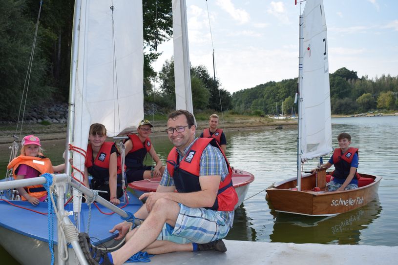 Archivbild. Beim Seesprtclub Bautzen wird viel Wert auf die Ausbildung des Nachwuchse gelegt.Jugendtrainer Maik Kieschnick wird zum Hafenfest mit anwesen sein.