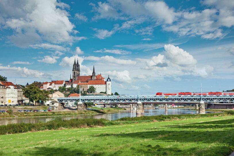 S-Bahn in Meißen. Foto: Lars Neumann