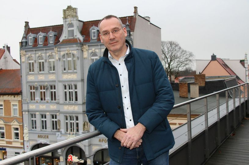 Andreas Fredrich, Bürgermeister der Kreisstadt Senftenberg im Landkreis Oberspreewald-Lausitz. Foto: sts