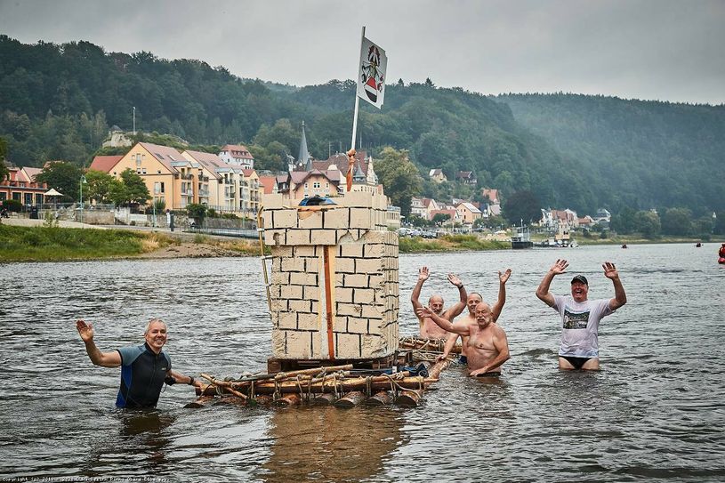 Elbeschwimmen 2019 in Stadt Wehlen.  Foto:  M.Förster