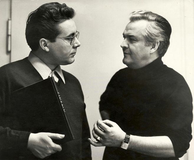 Peter Schreier und Theo Adam verband eine lebenslange Freundschaft. Foto: Christine Stephan Brosch