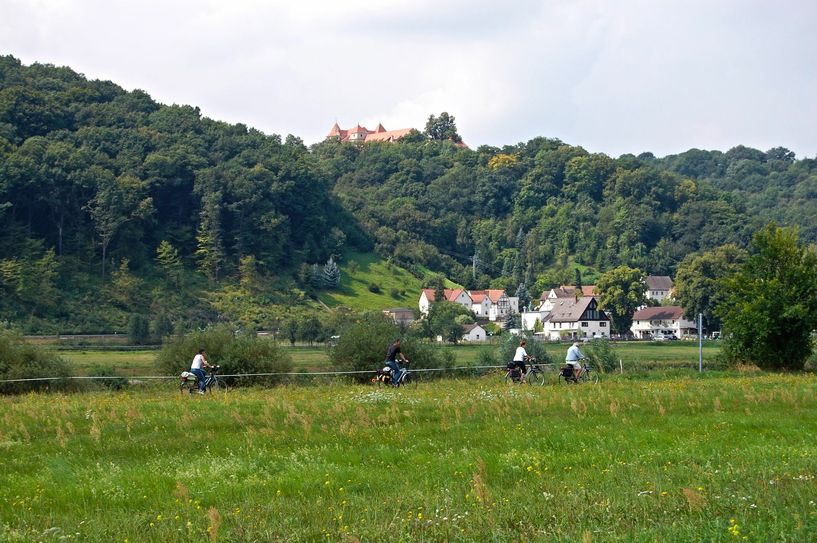 Der Elberadweg bei Brockwitz (kurz vor Meißen). Foto: Schramm / Archiv