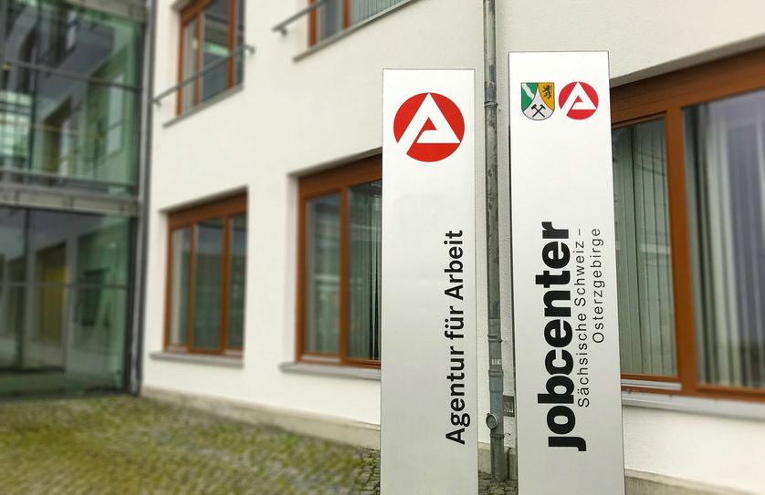 Die Agentur für Arbeit Pirna. Foto: Schramm