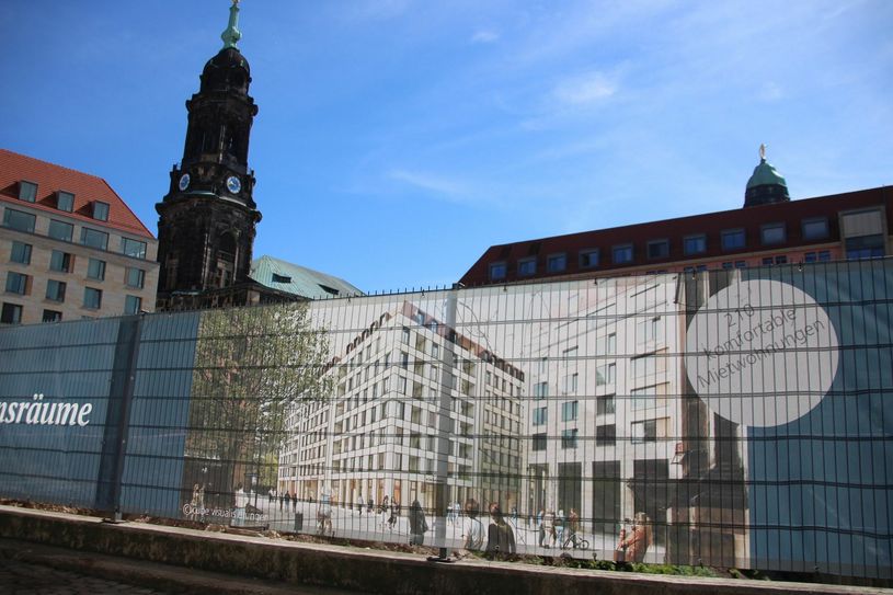 Anfang 2020 werden hier 213 Wohnungen stehen, davon sind 15 Prozent geförderter Wohnungsbau. Fotos: Pönisch