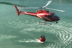 Auch Löschubschrauber sollen auf der Messe zum Einsatz kommen.