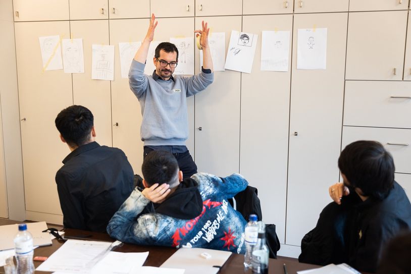 Comic Workshop mit Sascha Hommer.