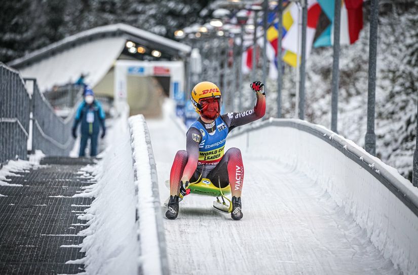 Beim EBERSPÄCHER Rodel Weltcup und EBERSPÄCHER Team Staffel Weltcup auf dem SachsenEnergie-Eiskanal Altenberg gehen auch frisch gebackene Weltmeister an den Start.