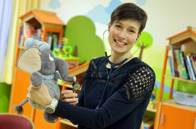 Anne Mösch ist die neue Kinderärztin im Medizinischen Versorgungszentrum Dahme-Spreewald in Königs Wusterhausen.