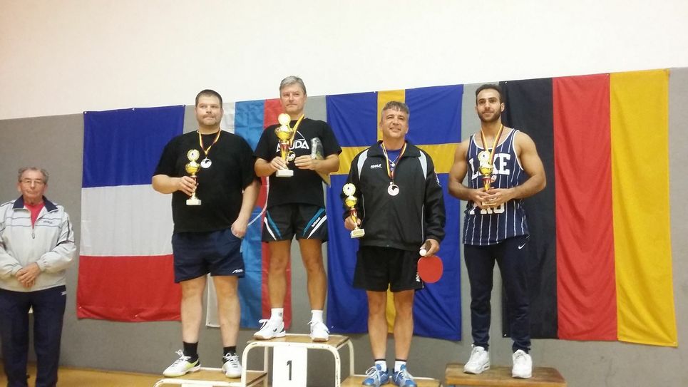 Die Besten im Herren-Einzel. Foto: FF
