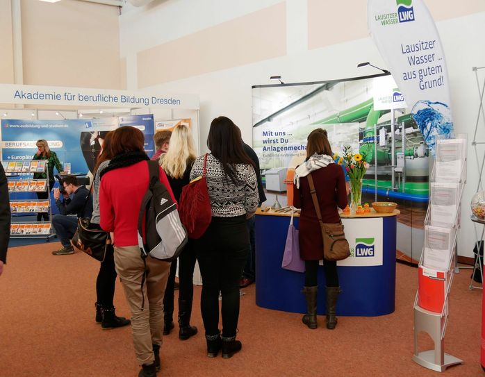 Der Messestand der LWG. Foto: Röwer