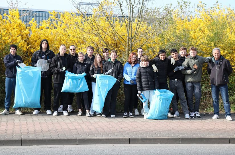 Riesaer Oberschüler waren an der Rostocker Straße unterwegs.