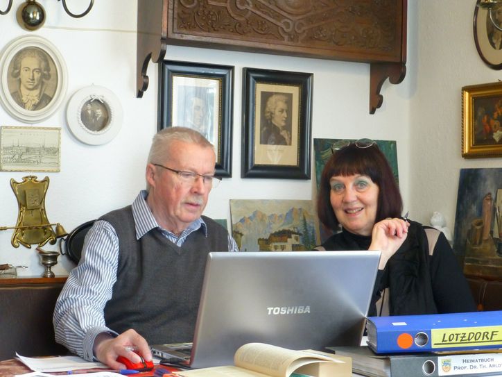 Die Passion von Renate Schönfuß-Krause und Klaus Schönfuß ist die akribische Erforschung von Themen der Heimatgeschichte und das Schreiben darüber.  Foto: privat
