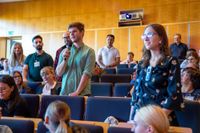 Begrüßt wurden die neuen Mitarbeitenden im großen Hörsaal vom CTK.