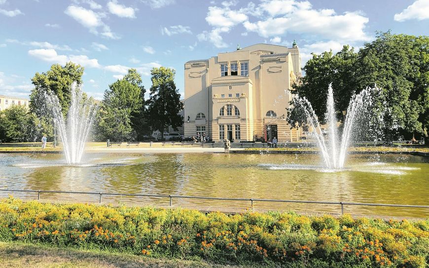 Motorschaden: Brunnen auf dem Schillerplatz sprudelt 2022 nicht.