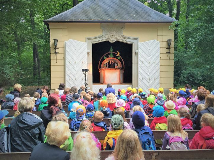 Im Sonnenhäusel im Großen Garten ist am Sonntag das Stück "Ein Feuerwerk für den Fuchs" zu erleben. Foto: PR