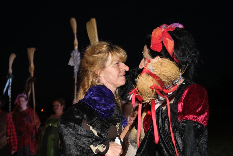 Ohne Besen geht gar nix bei den Hexen. Foto: D. Förster