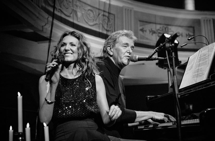 Ella Endlich und Vater Norbert stimmen in Dresden wieder auf Weihnachten ein.