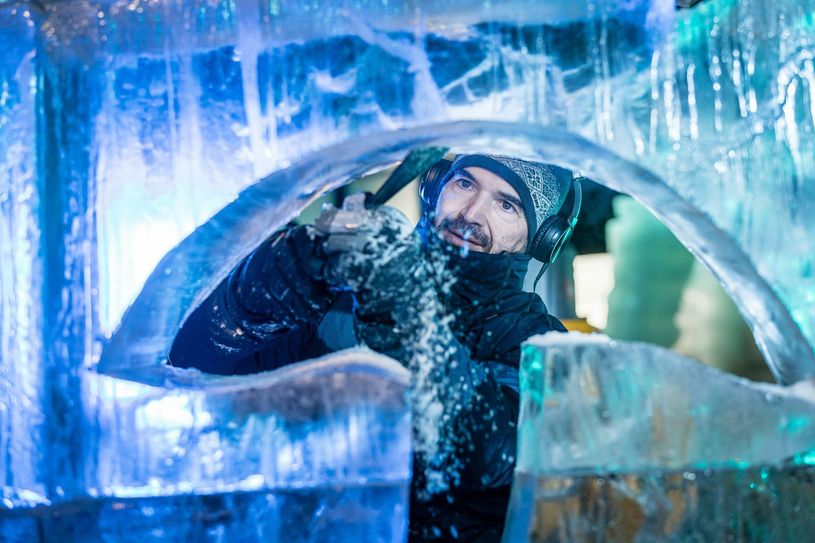 Eiskünstler Jiri Kaspar