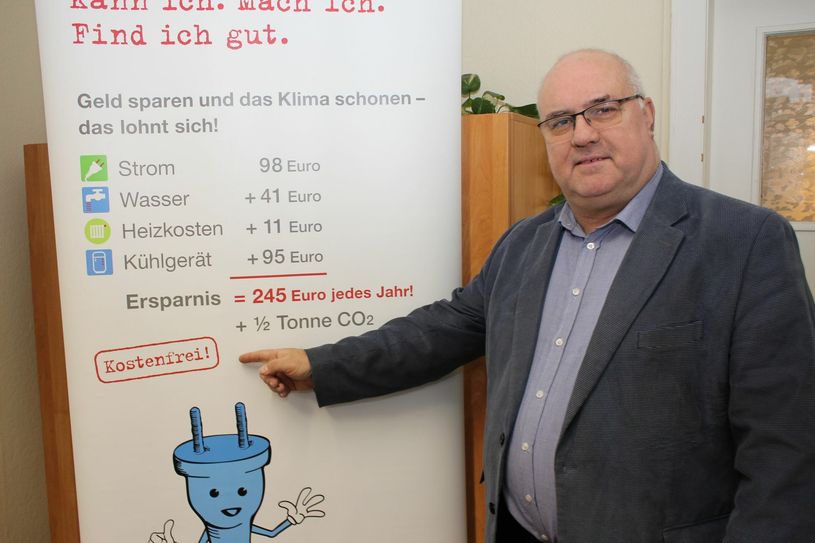 Frank Fuchs ist bei Sapos der Projektleiter für den Stromsparcheck. Foto: T. Keil