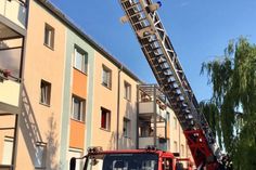 Großeinsatz der Feuerwehr für eine Miezekatze in Heidenau. Foto/FFW/Repro