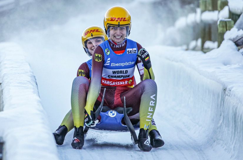Jessica Degenhardt (RRC Altenberg) und Cheyenne Rosenthal (BSC Winterberg) haben im Doppelsitzer schon zahlreiche Siege eingefahren.
