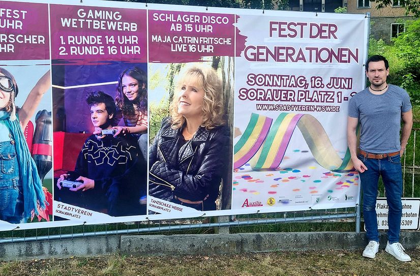 Mitorganisator Robert Seidel hofft zum Generationenfest am 16. Juni auf viele Gäste.
