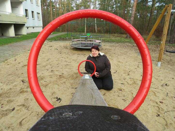 Katrin Klein hat das Projektbüro zwei Jahre lang engagiert mit Leben gefüllt. Dieser Spielplatz ist ein Ergebnis des Projektes. Foto: Silke Richter