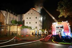 Großeinsatz der Feuerwehren in Sebnitz.