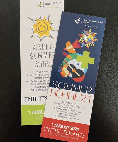 Tickets für die Sommerbühne.