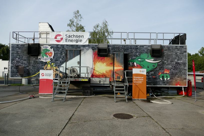 Brandübungscontainer