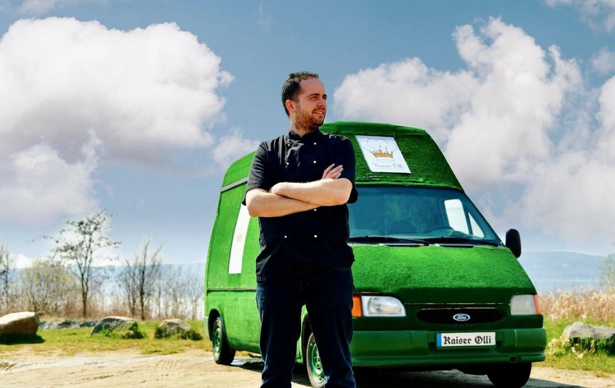 Oliver Kleinschmidt startet am 4. Mai mit seinem Foodtruck in Görlitz. Angeboten wird bayrische und österreichische Kost. Foto: Antje Morotti