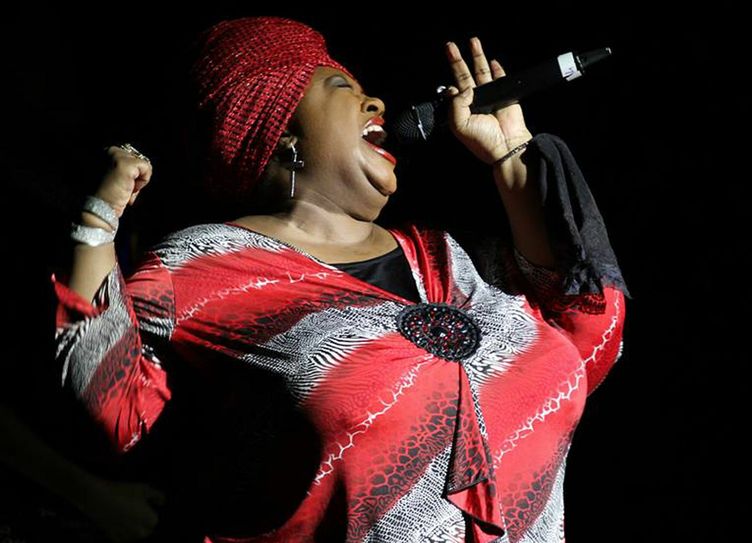 Sängerin Deidre Valentine von „The Gospel People“. Foto: FF