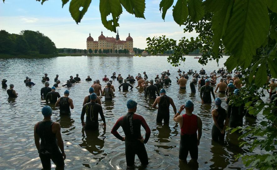 Schwimmstart Schloss-Triathlon Moritzburg“ @Moritzburger Triathlonverein e.V.