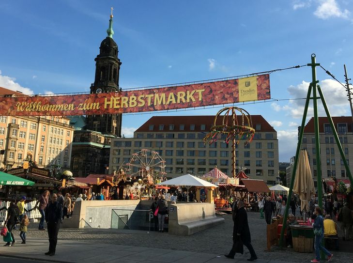 Nach dem Frühjahrs- fällt nun auch der Dresdner Herbstmarkt aus. Foto: Pönisch