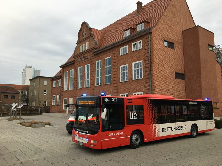 Der Rettungsbus ist ab sofort in Cottbus im Einsatz. Foto: Stadt Cottbus